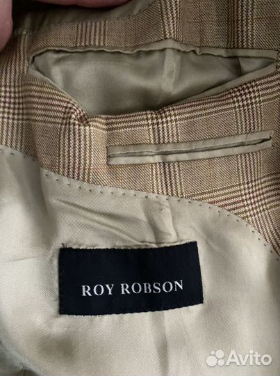 Мужской пиджак ROY robson желтый