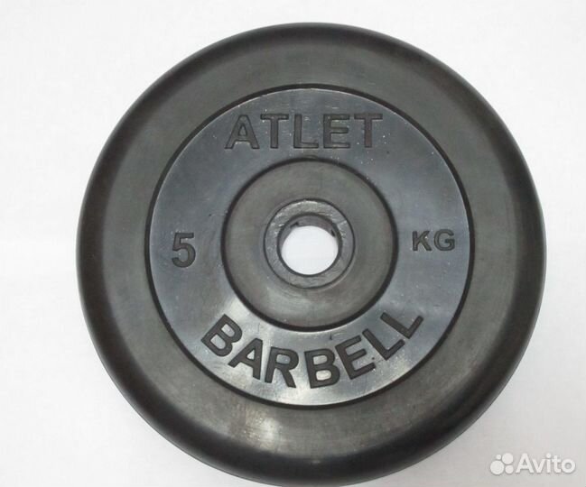 Штангу соберем с прямым грифом