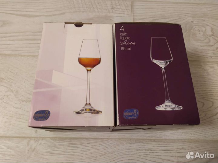 Бокалы для коньяка (ликера) bohemia crystal