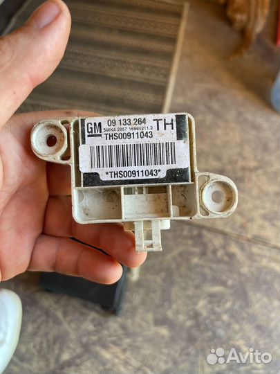 Датчик удара airbag opel corsa astra zafira