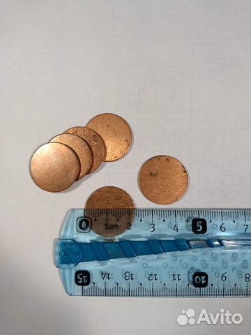 Медный диск 22мм