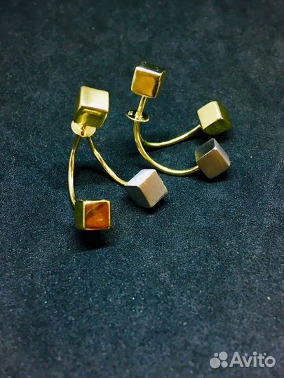 Золотые серьги