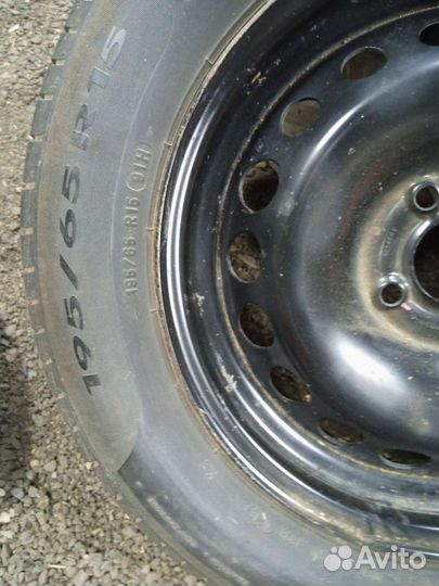 Колеса в сборе r15 летние 4 100