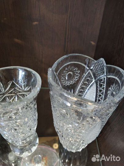 Вазы хрусталь из СССР