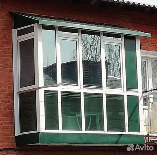 Балкон с отделкой в рассрочку