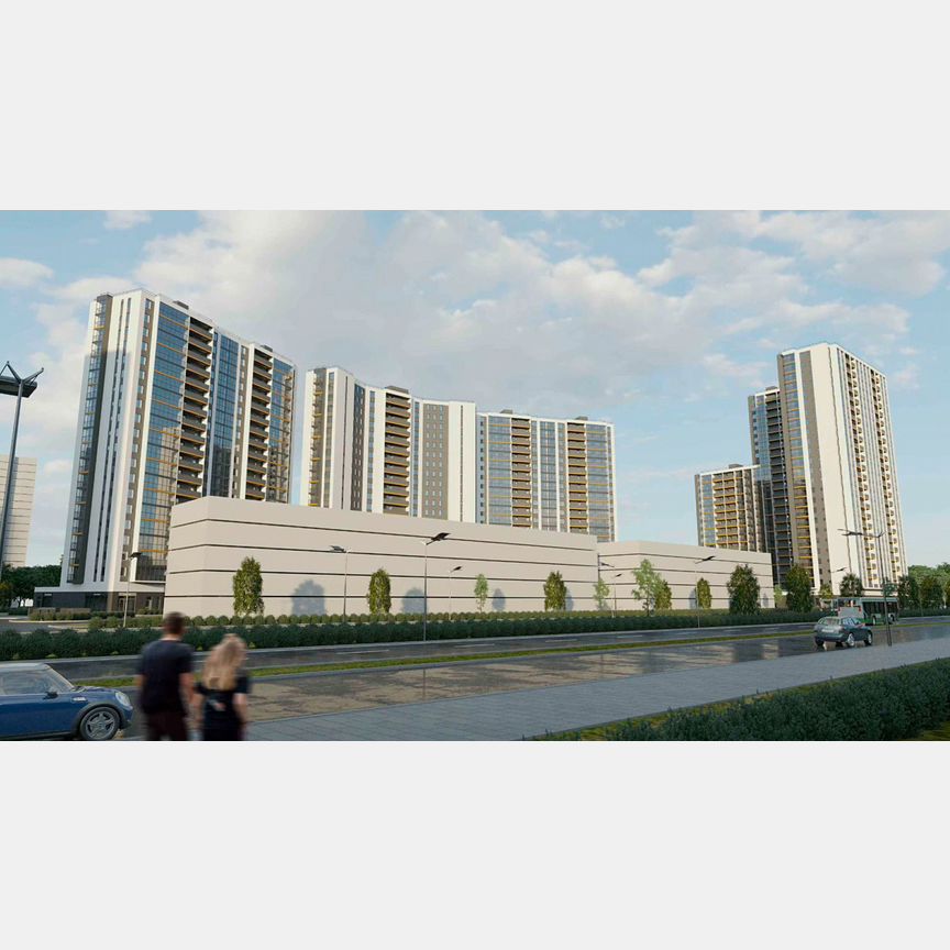 1-к. квартира, 27 м², 16/25 эт.