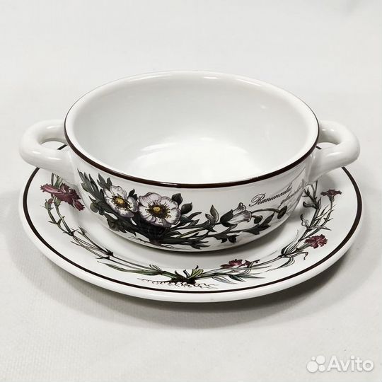 Botanica Villeroy Boch бульонницы тарелка