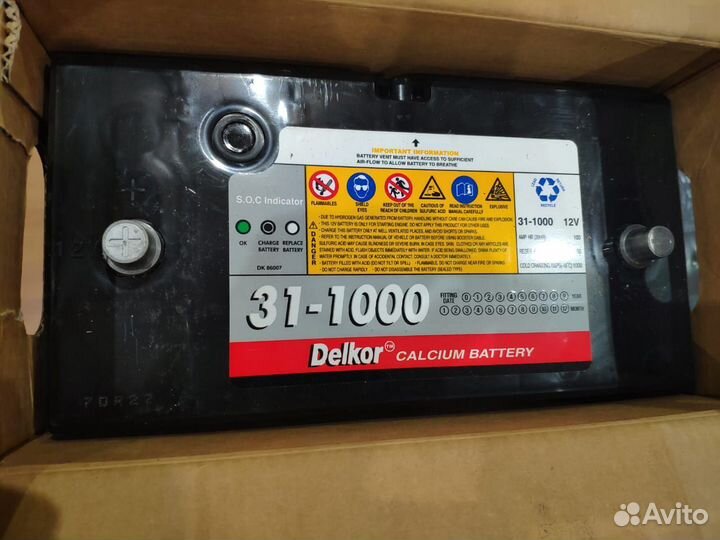 Аккумулятор 140 Ач Delkor 31-1000 Фредлайнер