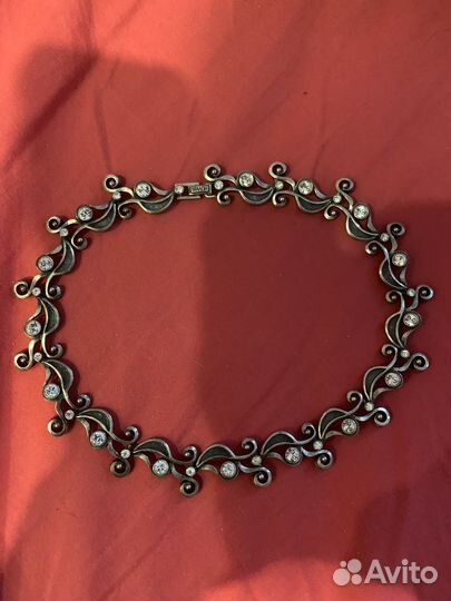 Серебряное колье