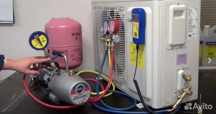 Чистка кондиционеров заправка кондиционеров выезд