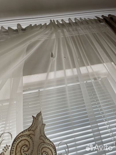 Шторы и тюль бу