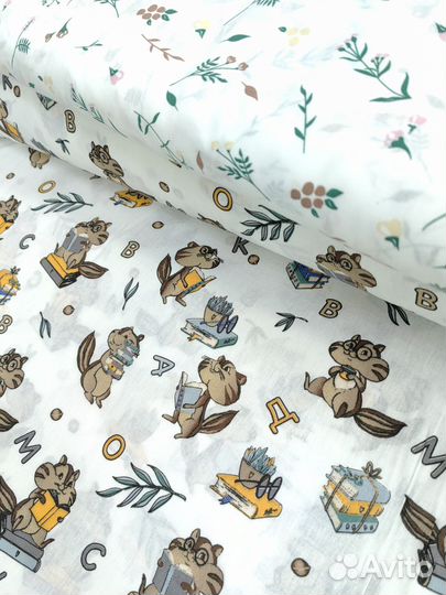 Ткань поплин хлопок на постель детскую кровать