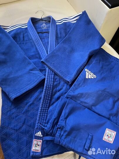 Кимоно синие дзюдо adidas ijf champion 2, 160