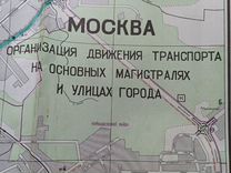 Карта москвы 1983 г