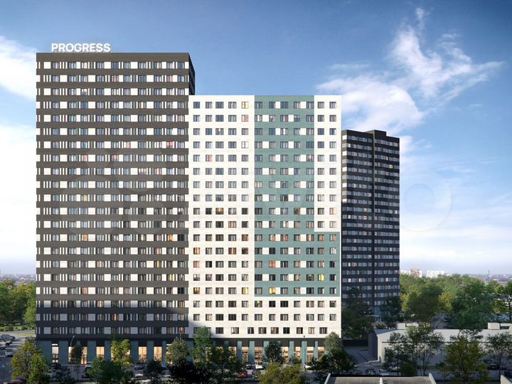 1-к. квартира, 33,5 м², 16/22 эт.