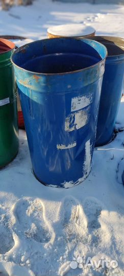 Бочка металлическая бу 200л