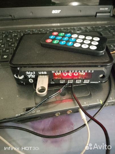 Bluetooth модуль, usb, радио, аукс, тф карта