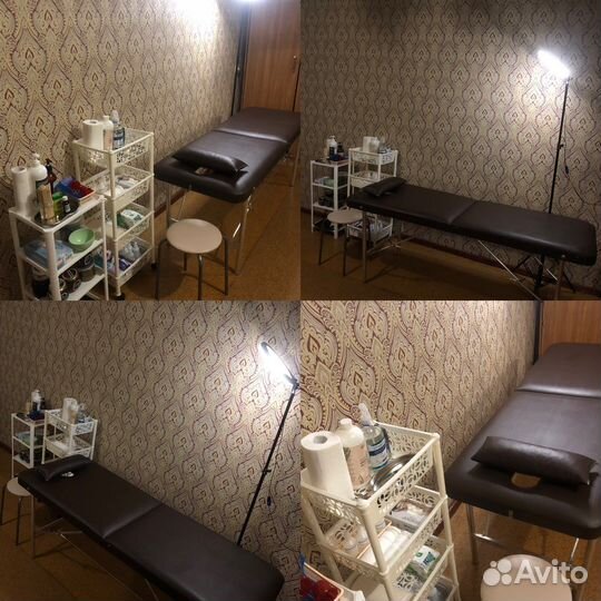 Массажный стол складной с вырезом кушетка