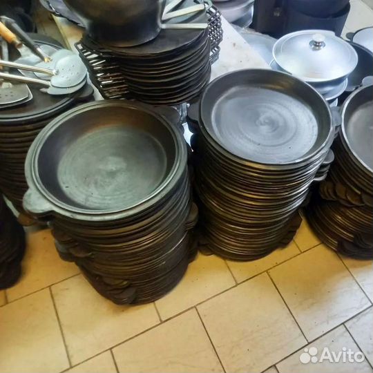 Крышка сковорода чугунная Узбекистан