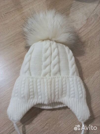 Шапка зимняя для девочки 46 48