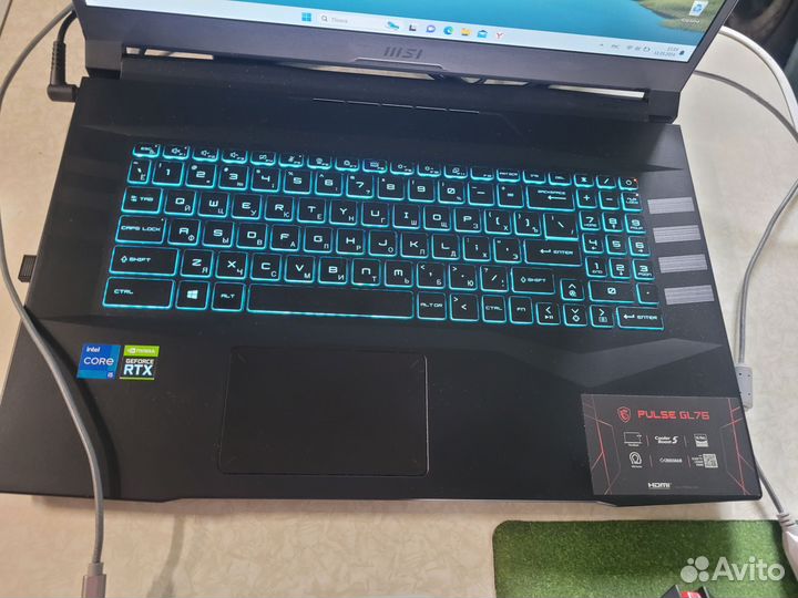 Игровой ноутбук msi gl76 11uck-248xru 