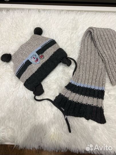 Набор шапка с шарфом