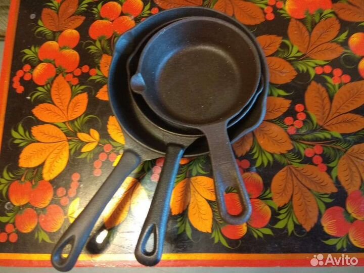 Сковороды 14см.,16см., 19.5см.,мини