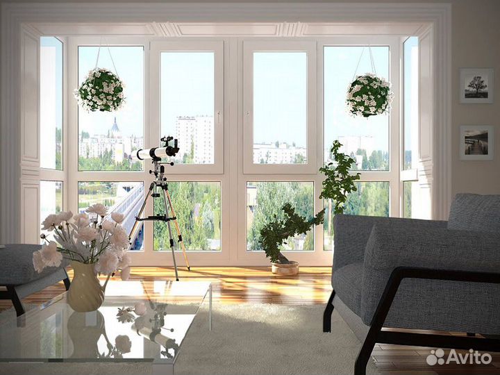 Пластиковые окна 1000х1500