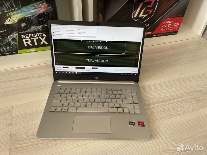 Нутбук HP Laptop 14s ryzen 5 5500u