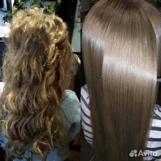 Кератиновое выпрямление, ботокс волос