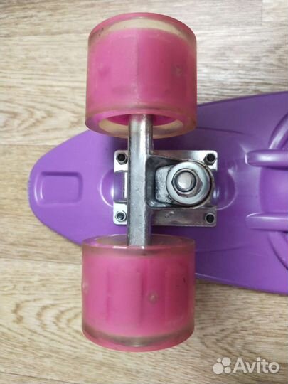 Скейтборд детский со светящимися колёсами