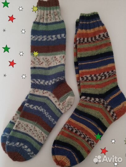 Носки вязаные ручной работы
