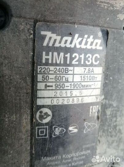 Отбойный молоток makita нм 1213с