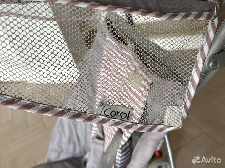 Прогулочная коляска Coral серая