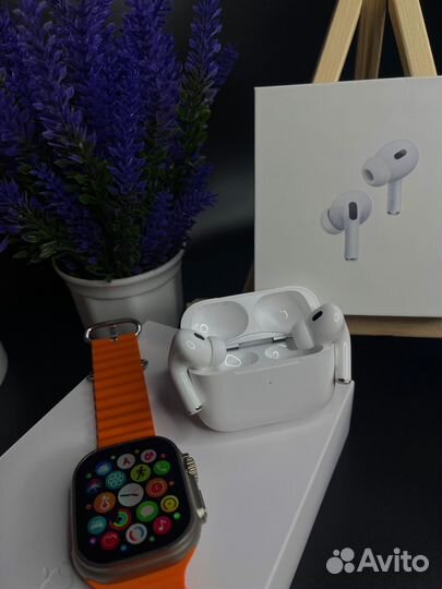 AirPods Pro 2 (Партия Осень 2023) Гарантия + Чехол