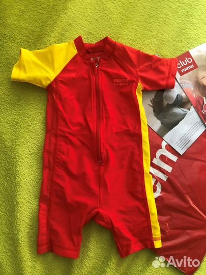 Плавательный костюм рашгард Reima защита +50 86см