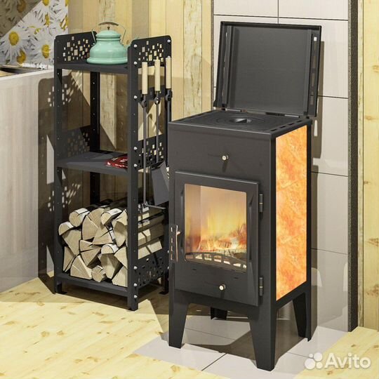 Стальные печи камины