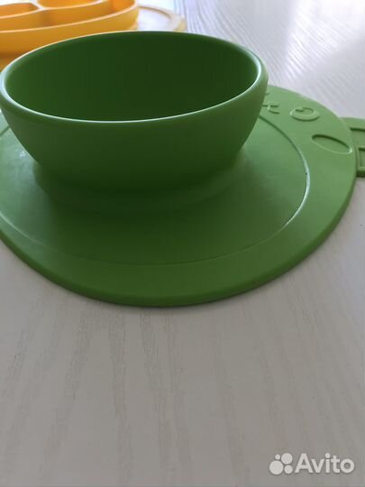 Тарелки силиконовые на присоске в идеальном состоя