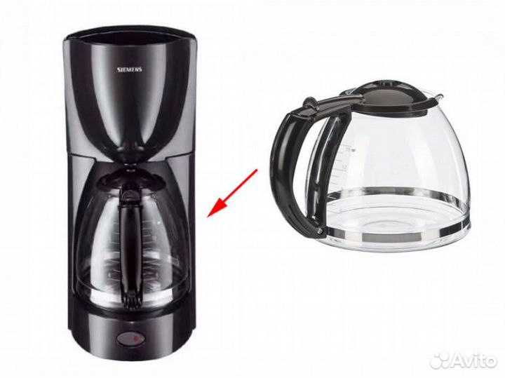 Колба для кофеварки bosch TKA14., TKA28