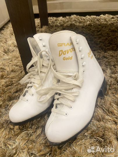 Коньки фигурные Graf Davos Gold 37р