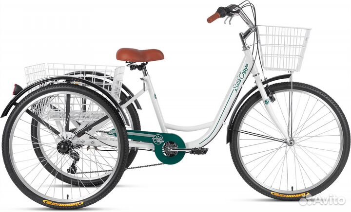 Велосипед sitis cargo 26 steel (2023) White-Green