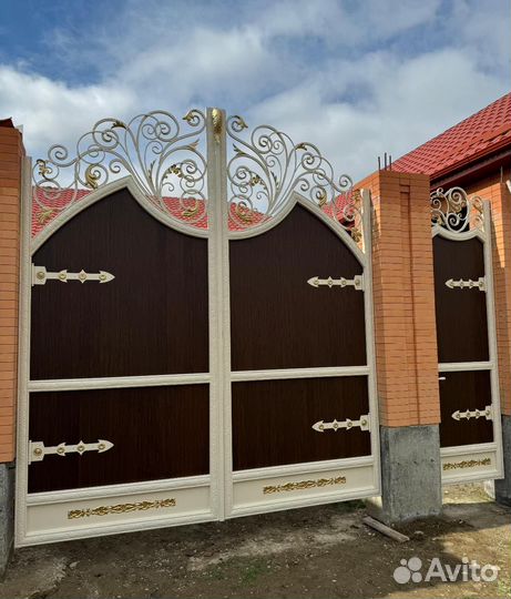 Ворота кованые
