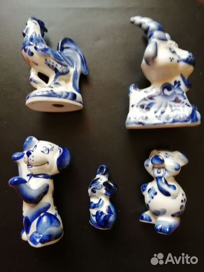 Фигурки Гжель