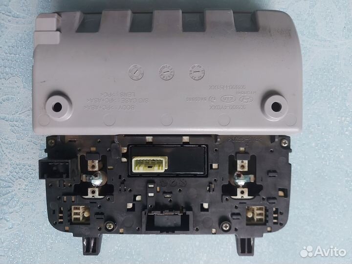 Плафон салона передний хендай Солярис