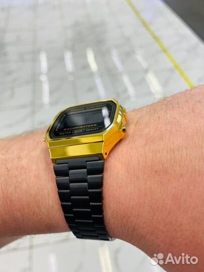 Часы наручные Casio A-168wegb-1B