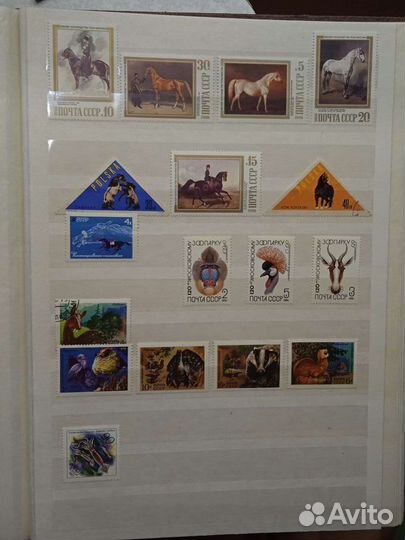 Марки чистые Фауна и флора 132шт на выбор и обмен