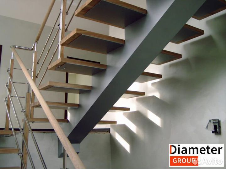 Межэтажная лестница в частное жилье