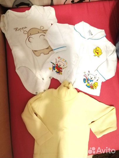 Одежда для девочки 6-12 мес