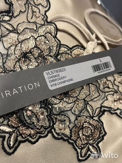 Luna di Seta шелковая сорочка vlst60823