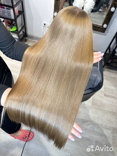 Ботокс для волос, кератиновое выпрямление волос